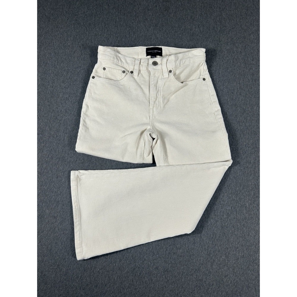Lucky Brand Stevie High Rise Flare Corduroy Pants Size 0/25R